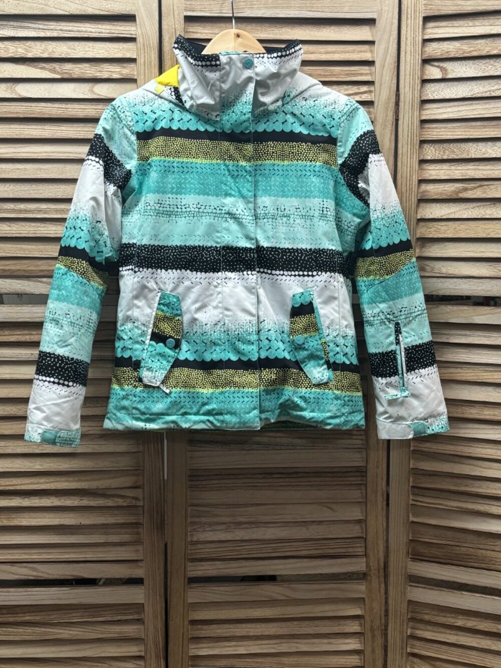Roxy Jetty Girl Technical Ski Jacket – Girls Size 12 (Large)